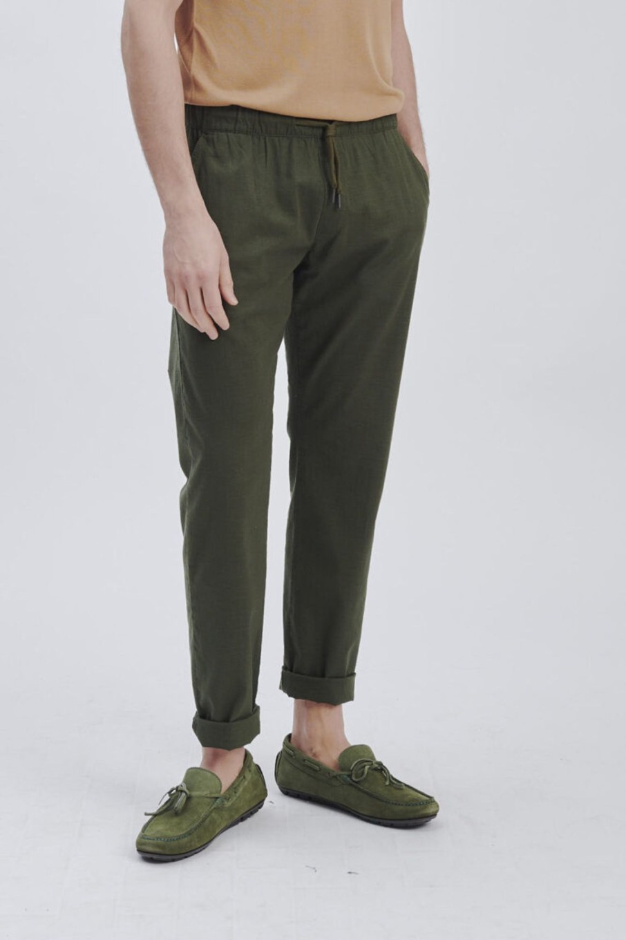 Forpen Pantalone Lino Basic Pantaloni & Jeans