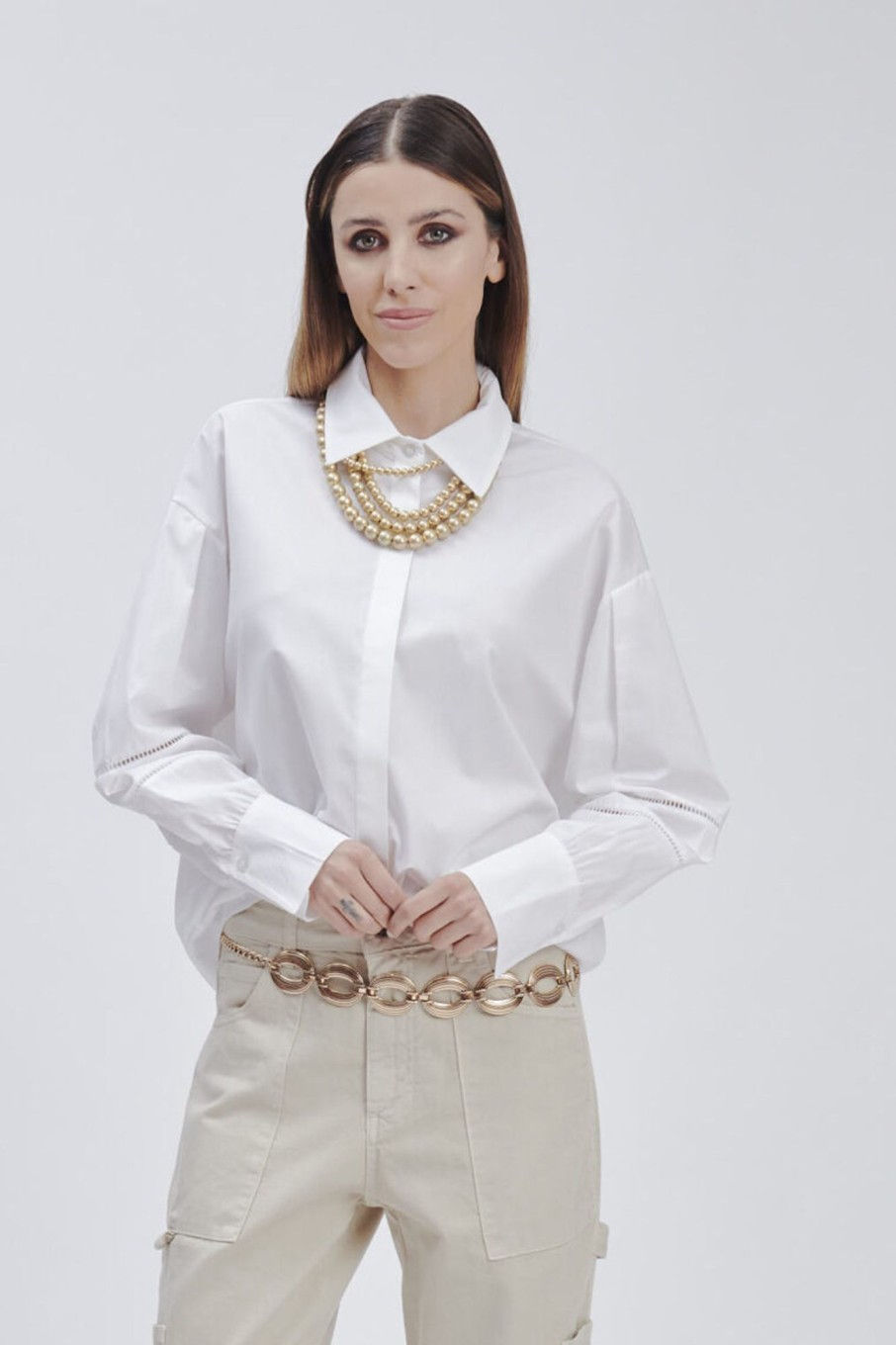 Forpen Camicia Dettaglio Manica Camicie & Bluse