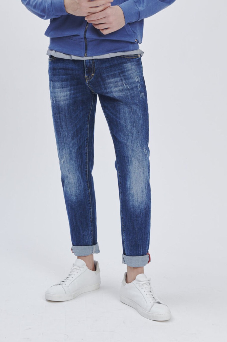 Forpen Denim Super Flex Con Rotture Pantaloni & Jeans