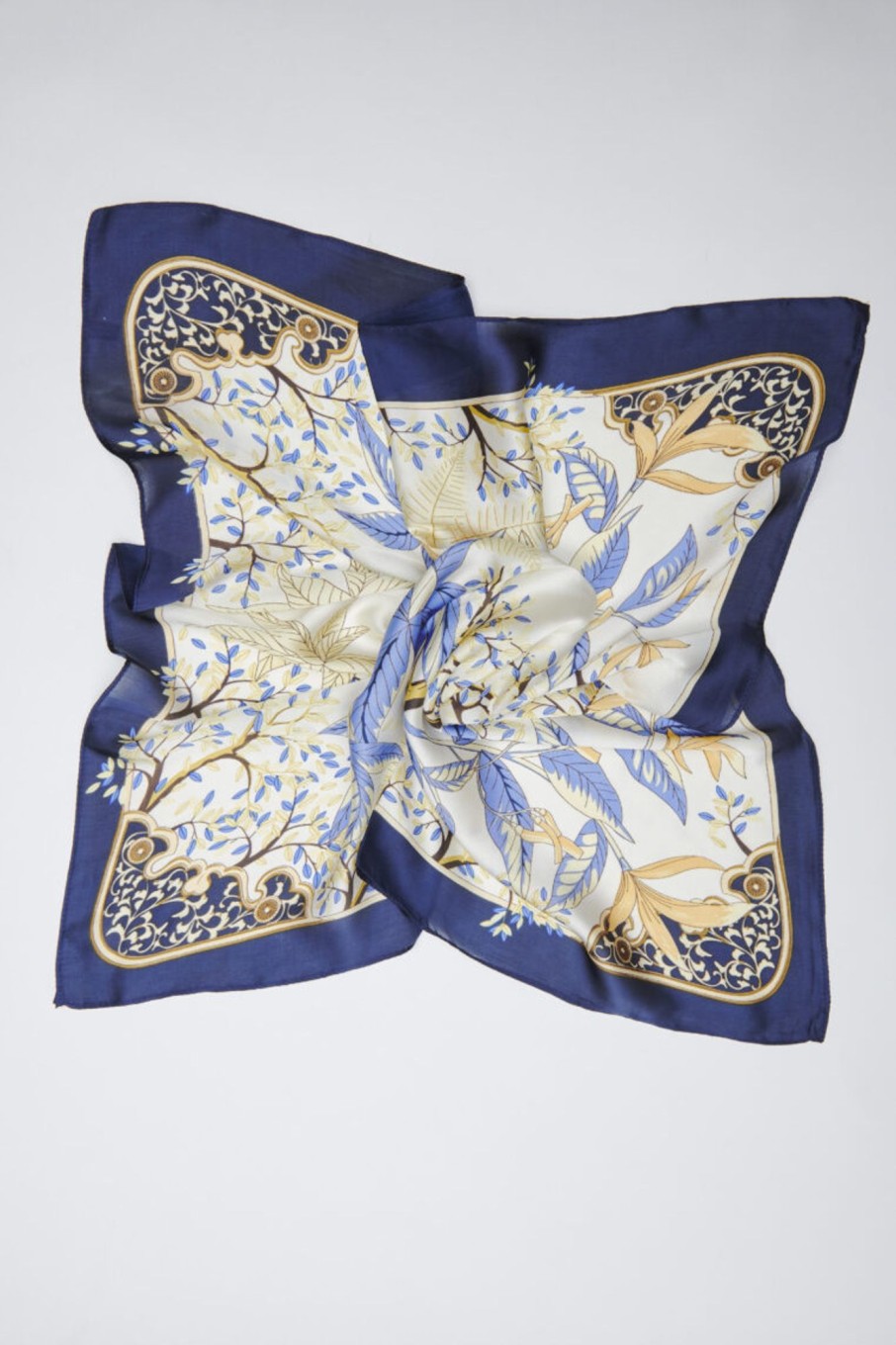 Forpen Foulard Stampa Foglie Accessori