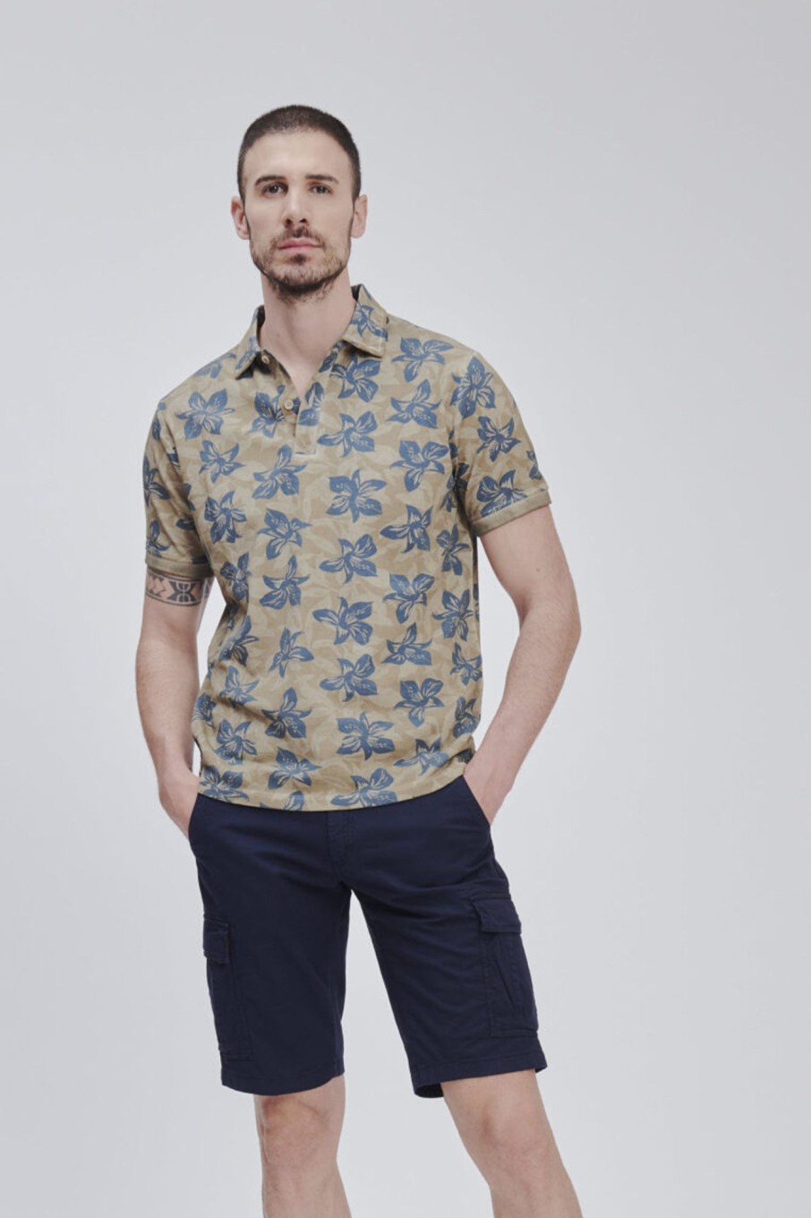 Forpen Polo Stampa Fiori T-Shirt & Polo