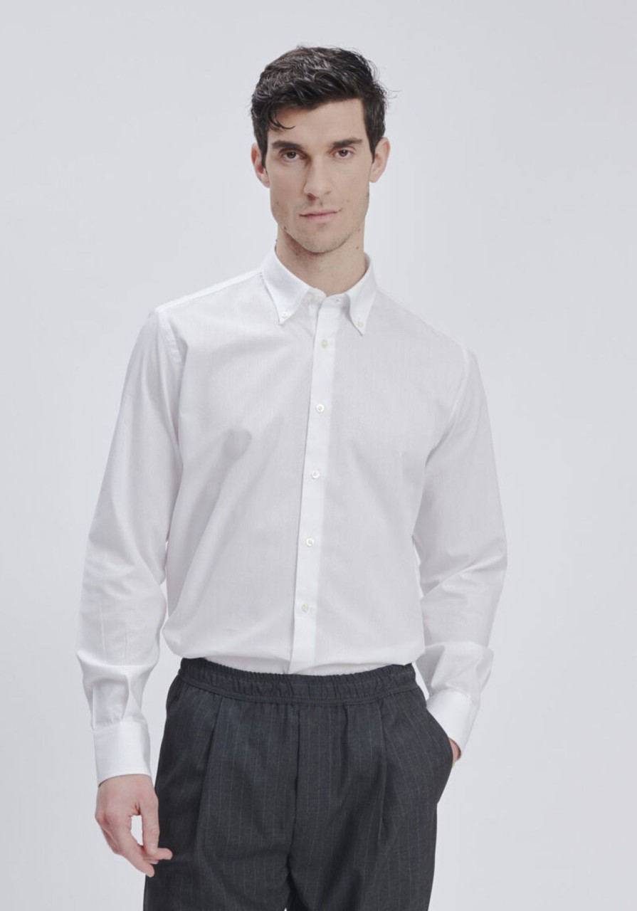 Forpen Camicia Operata Geometrico Regular Camicie