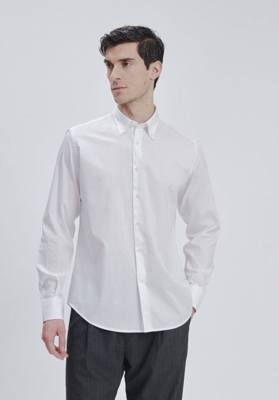 Forpen Camicia Operata Geometrico Regular Camicie