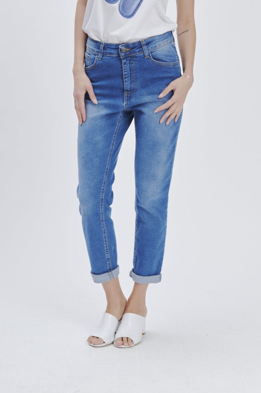 Forpen Denim Skinny Push Up Pantaloni & Jeans