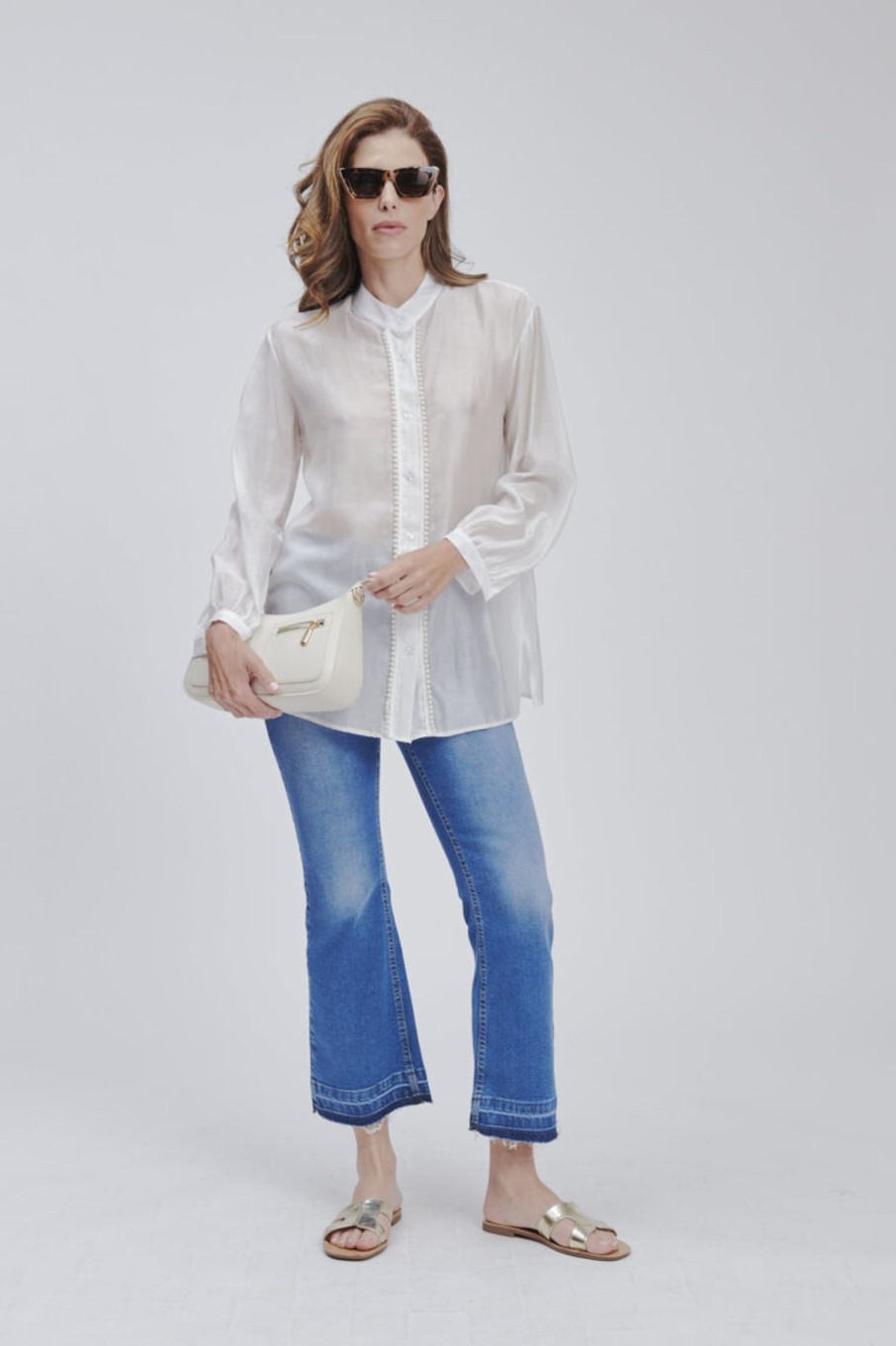 Forpen Camicia Silk Blend Perle Camicie & Bluse