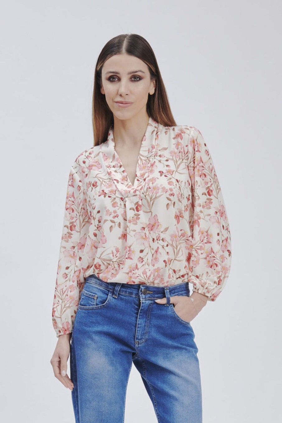 Forpen Blusa Stampa Fiori Camicie & Bluse