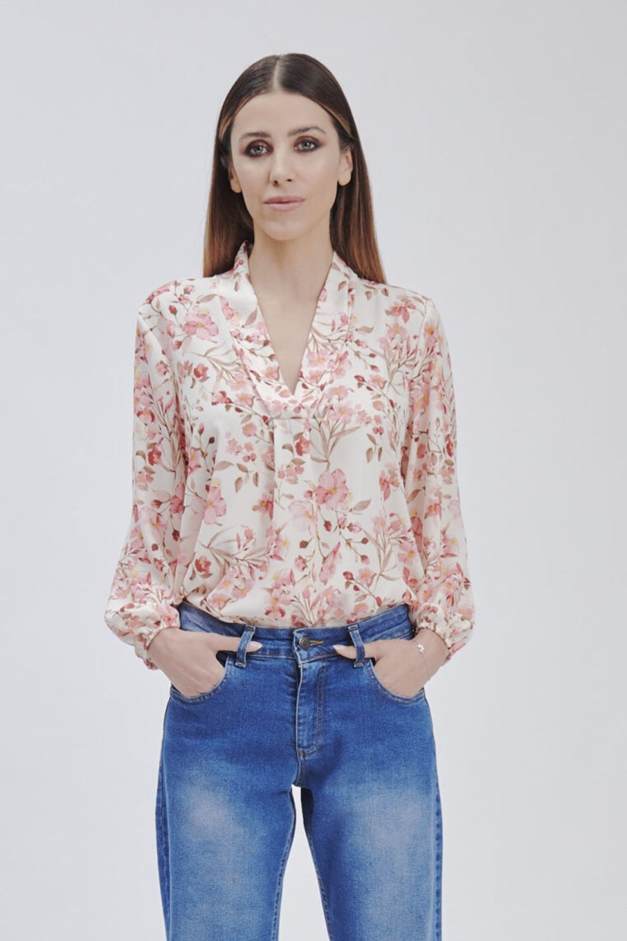 Forpen Blusa Stampa Fiori Camicie & Bluse