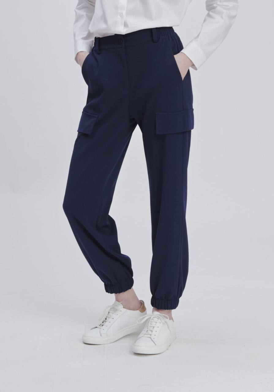 Forpen Panta Cargo Basic Scuba Crep Pantaloni & Jeans