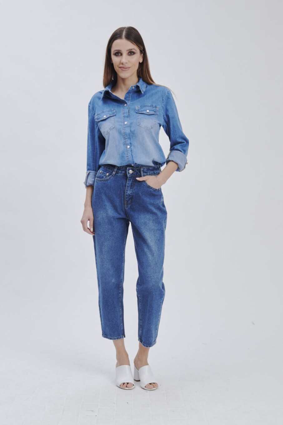 Forpen Denim Mum Fit No Stretch Pantaloni & Jeans