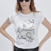 Forpen T-Shirt Stampa Profilo T-Shirt & Top