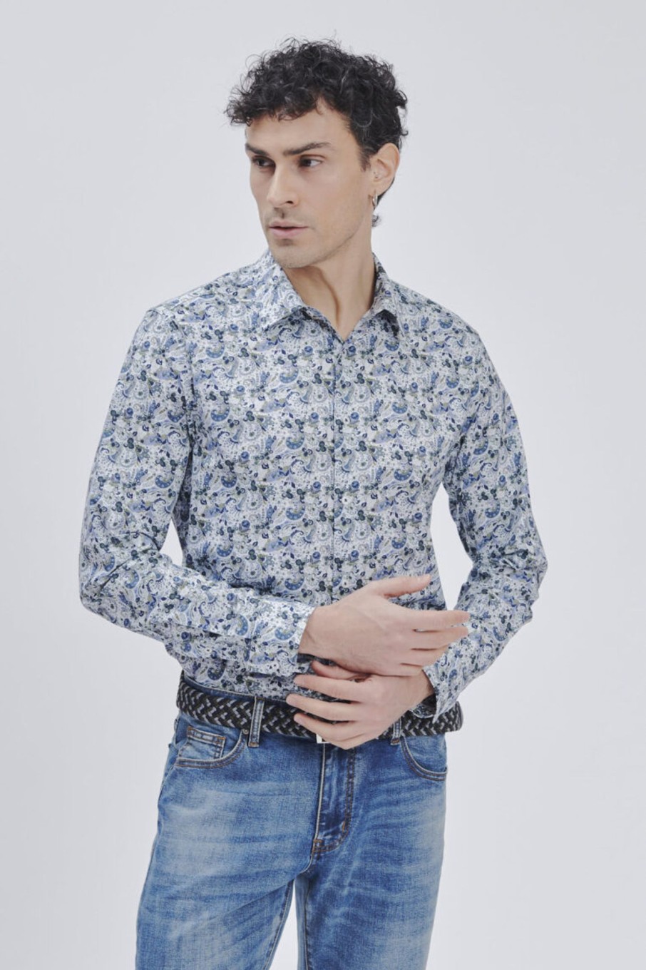 Forpen Camicia Tailored Stampa Foliage Camicie