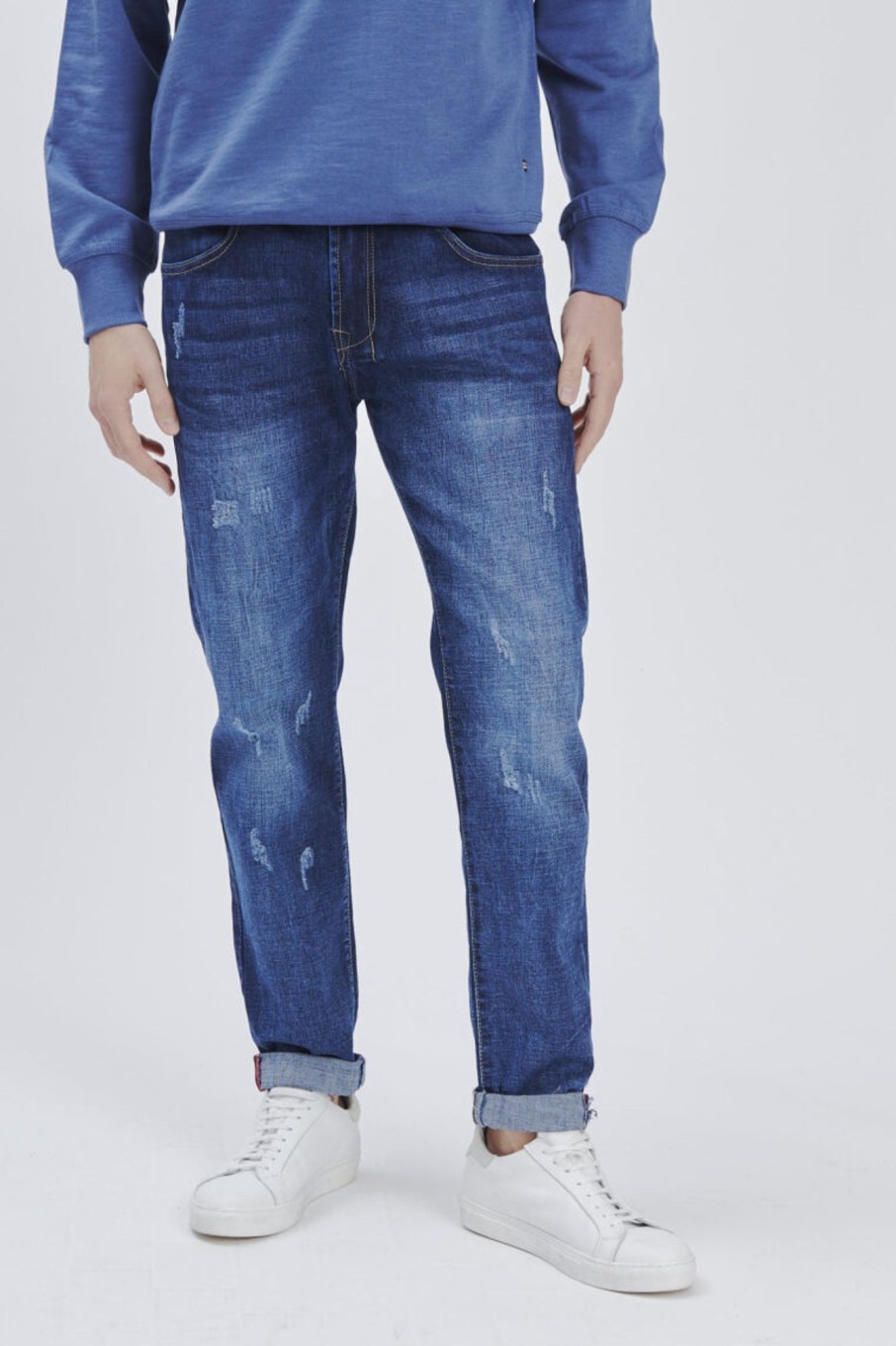 Forpen Denim Fiammato Pantaloni & Jeans