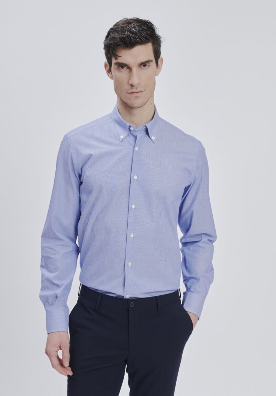 Forpen Camicia Pop Stretch Righe Camicie